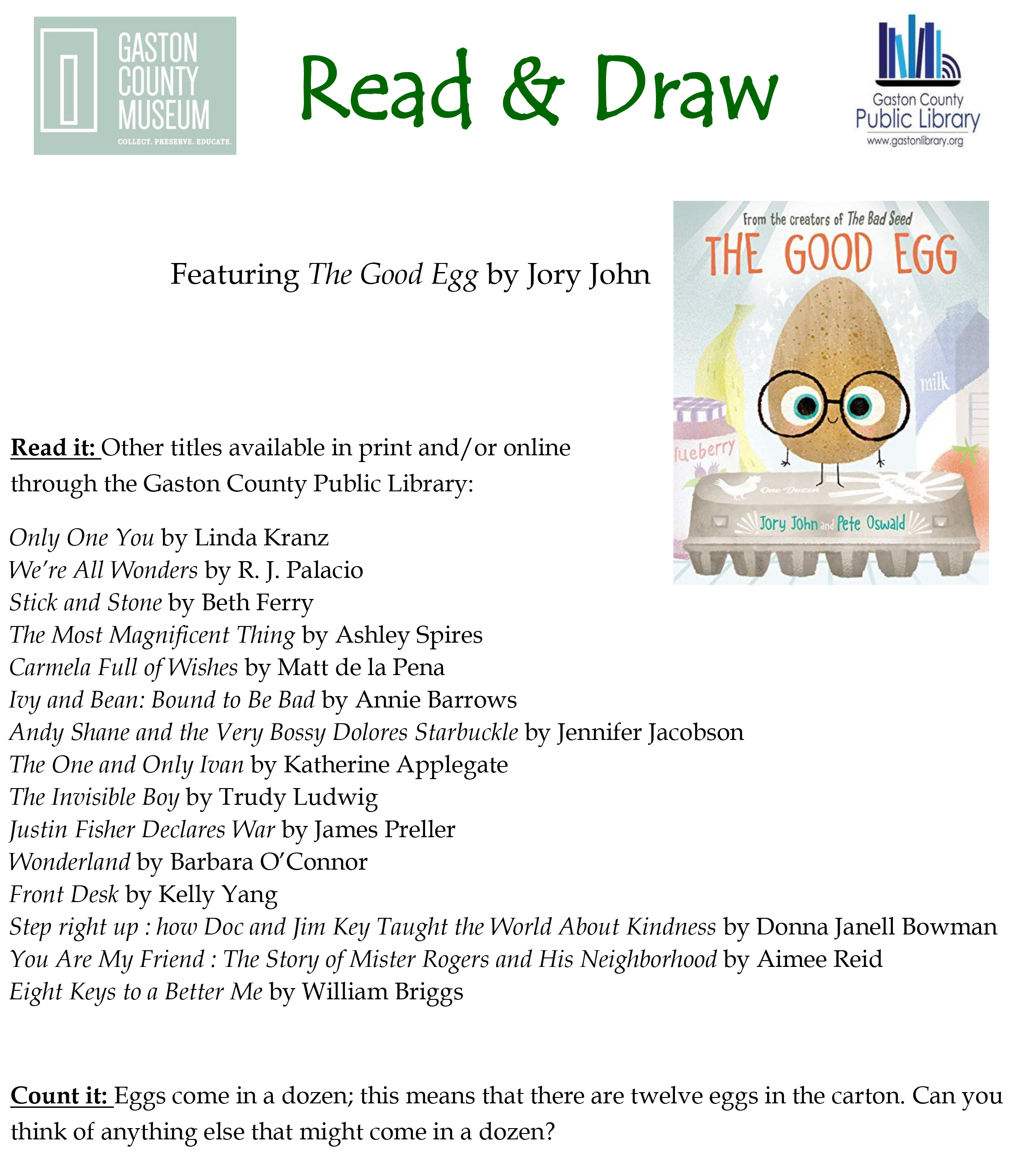 good egg activities
